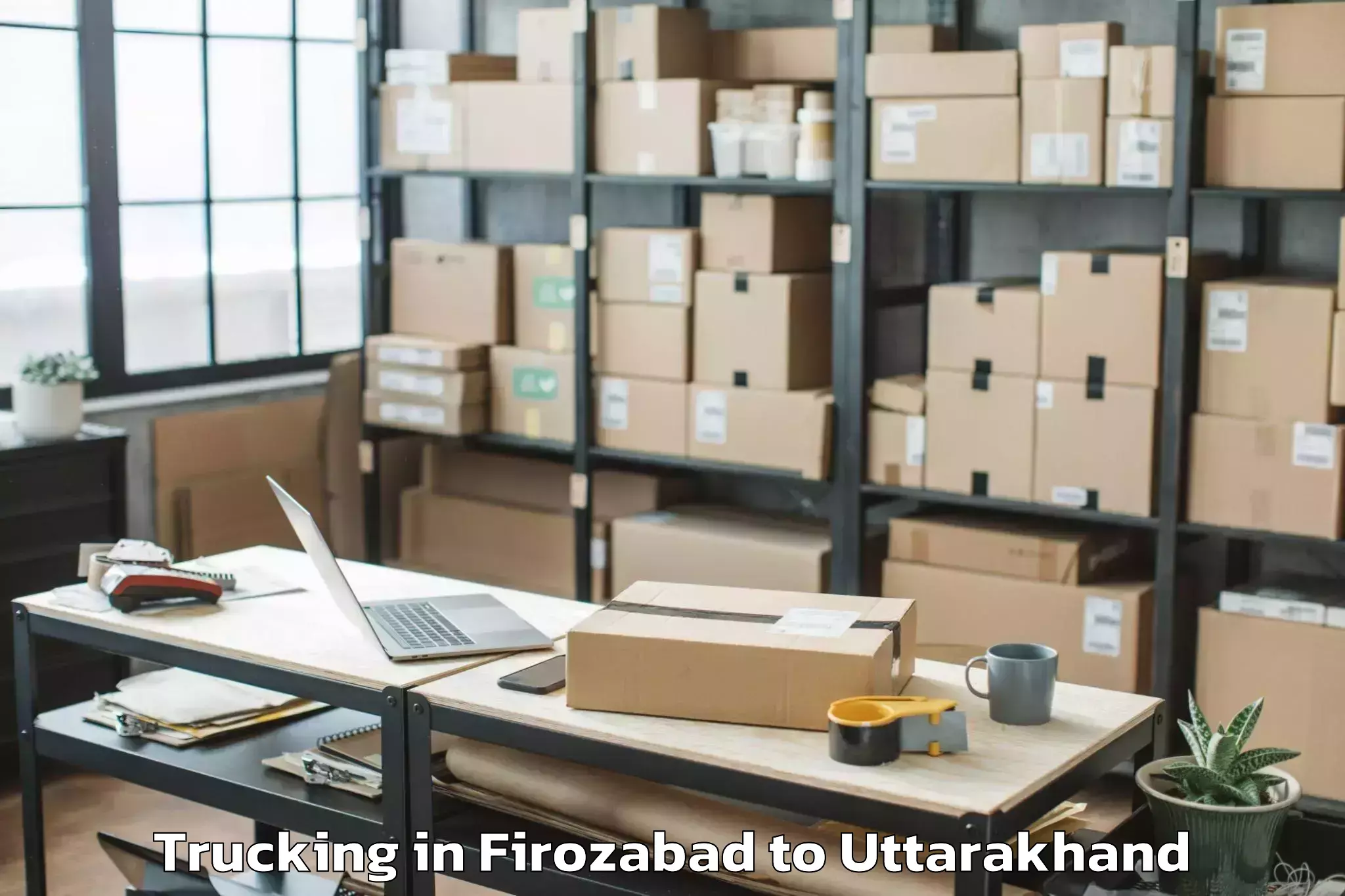 Leading Firozabad to Baijnath Bageshwar Trucking Provider